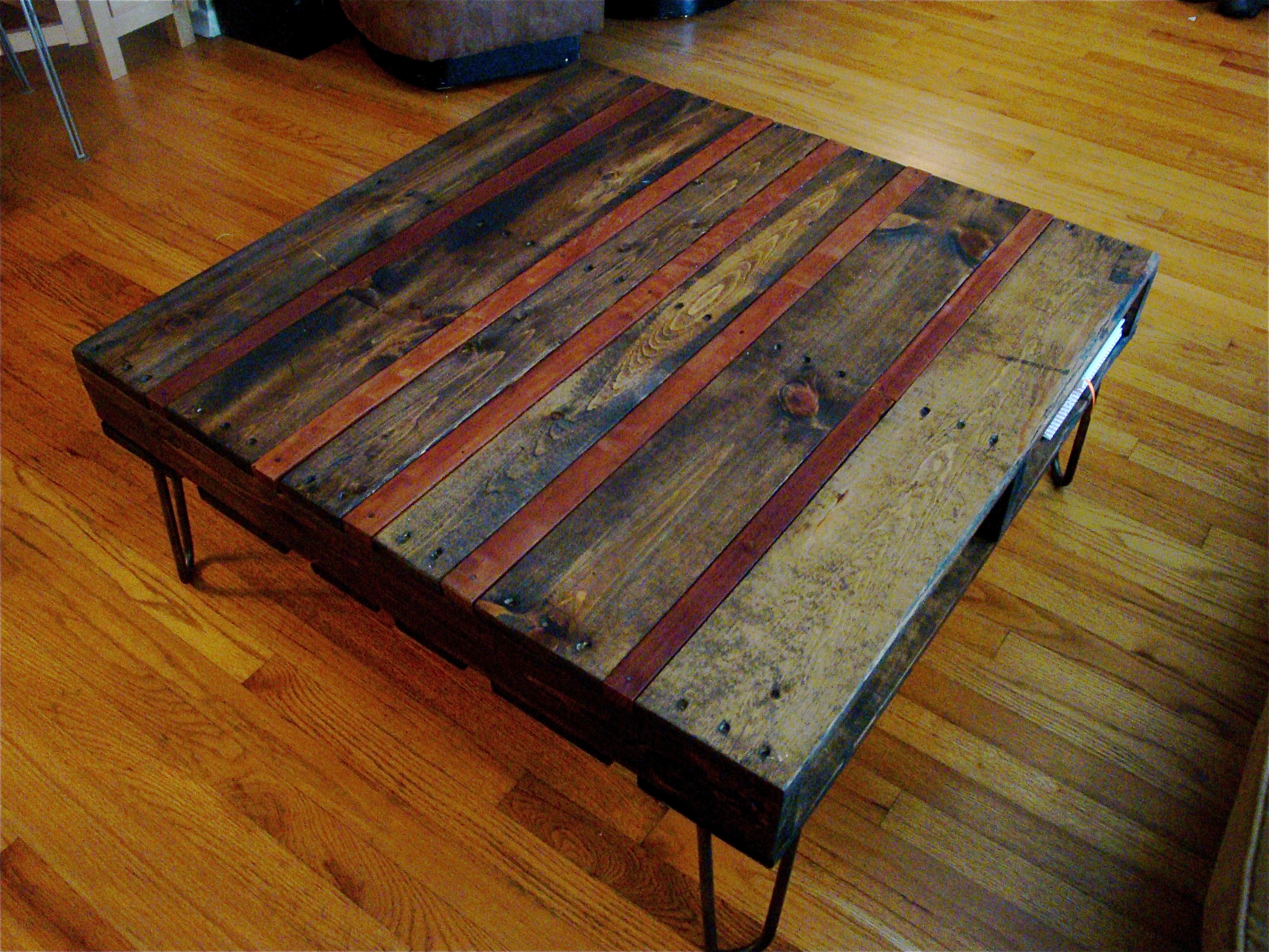 Reclaimed Pallet and Piano Coffee Table 22nd Designs